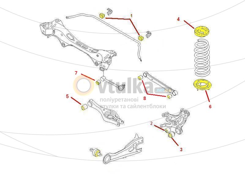 Рычаги подвески KIA Ceed - 1 поколение - SKKIA