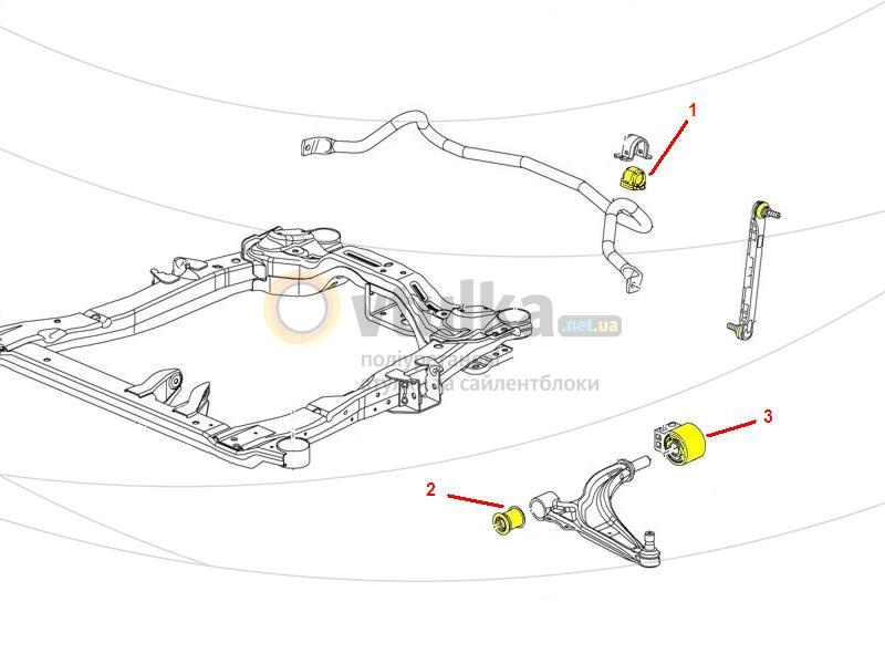 Схема подвески chevrolet cruze